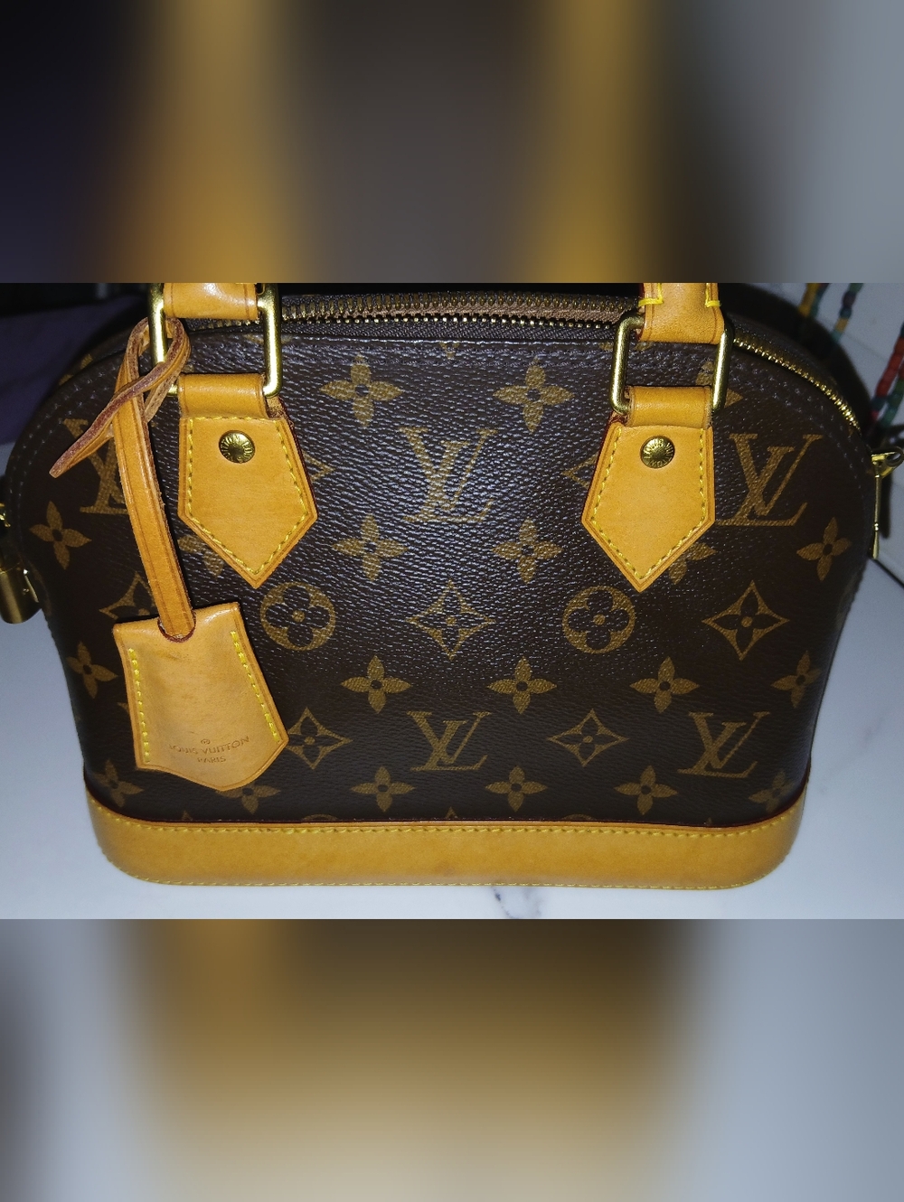 Authentic Small Alma BB Louis Vuitton Hand Shoulder Crossbody Bag Hardly Used It - Picture 8 of 13